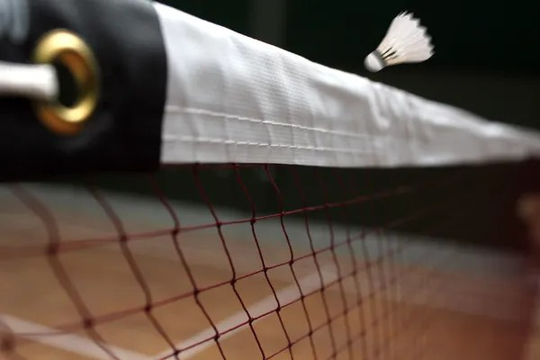 Badminton Netz aus der Nähe